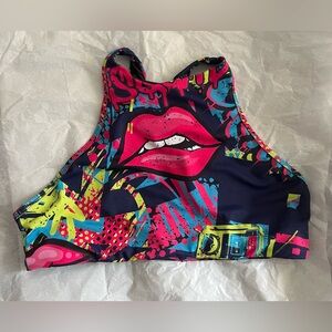 The Chestee High-Neck Sports Bra - Size 14